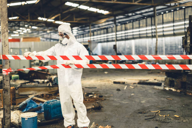 Professional Odor Removal technician working in Lumberton, NC